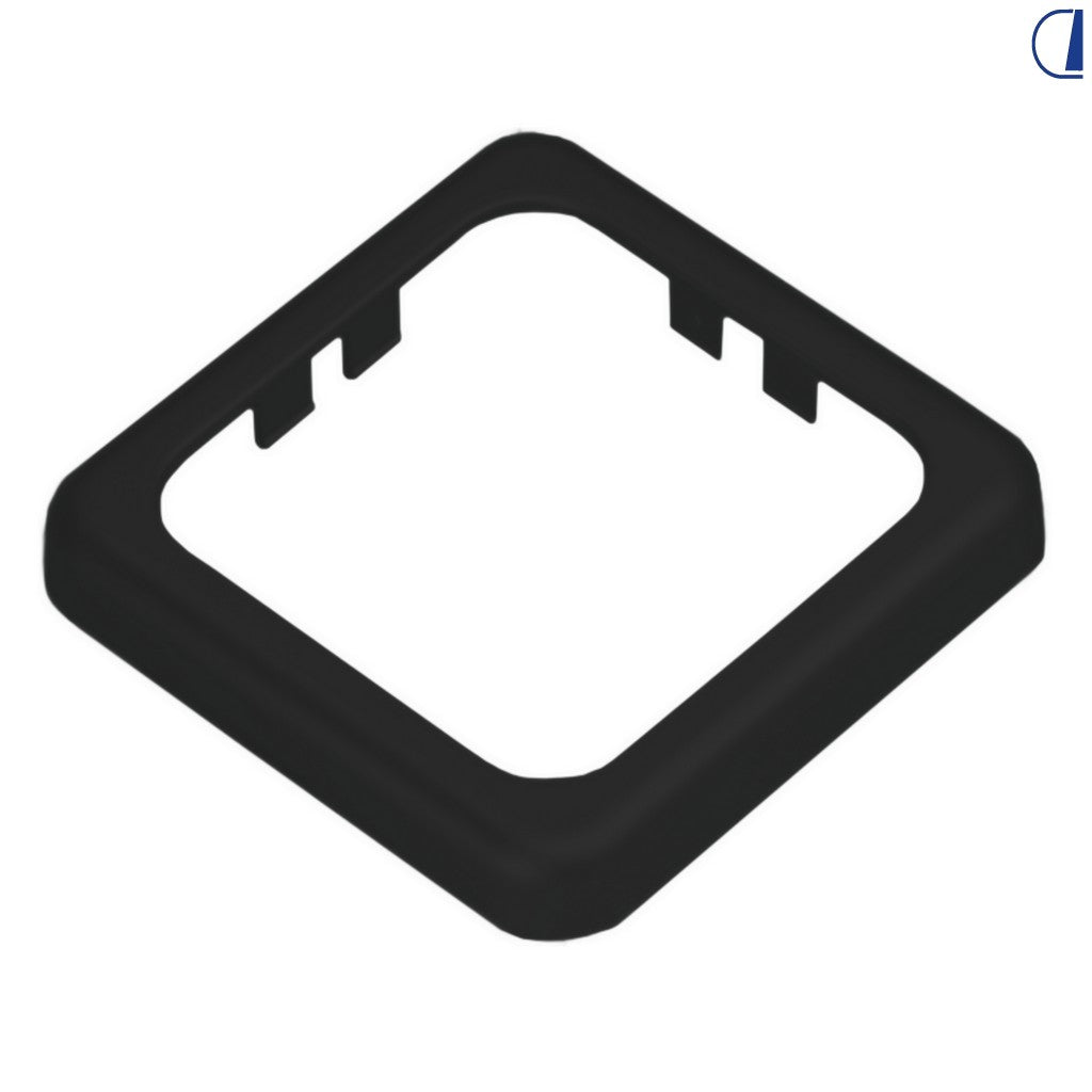 Cornice per oblò e finestre camper 60x60 mm nera