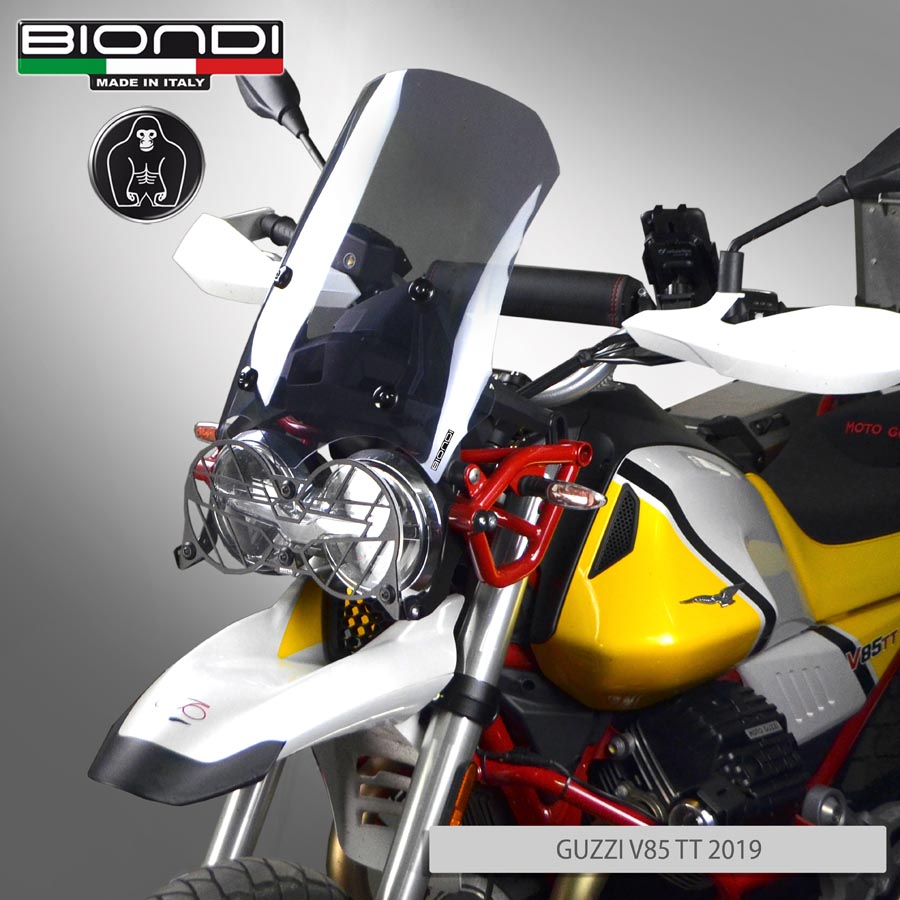 Biondi Cupolino Alto Fumé Linea Gust - Moto Guzzi V85 TT 2019-2024