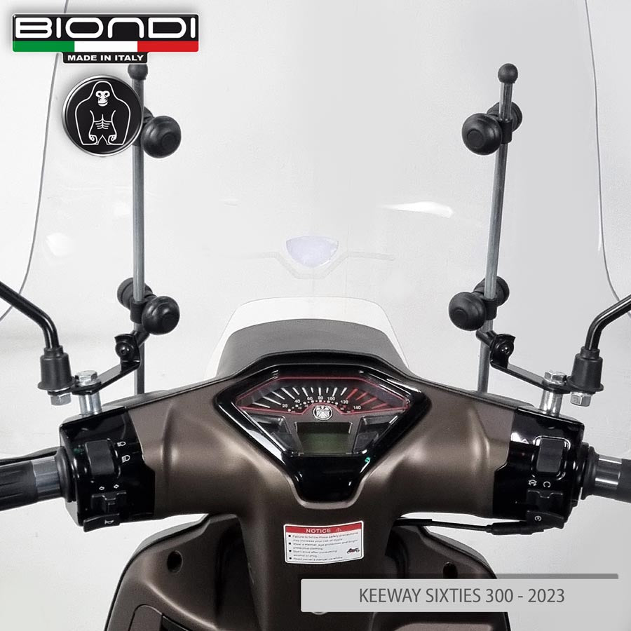 Biondi Kit Attacchi Parabrezza per Keeway Sixties 300 dal 2023