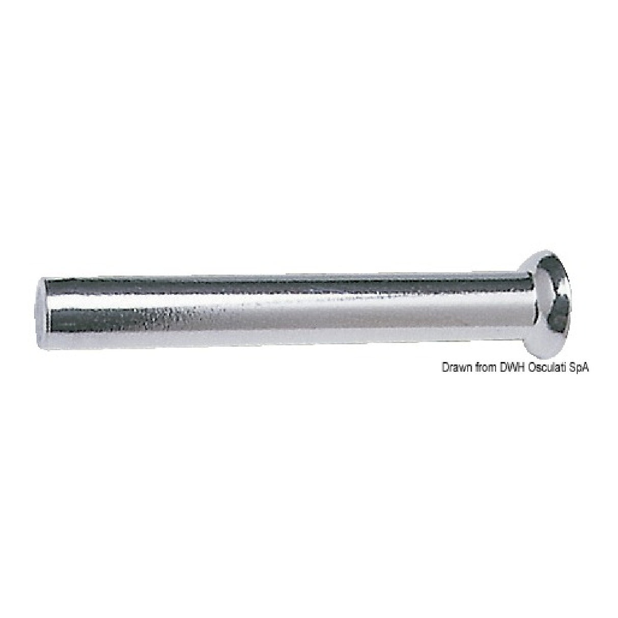 Blue wave Terminale inox, testa