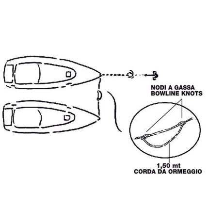 Trem Stoßdämpfer für das Anlegen im Reedegebiet, Durchmesser 14 mm, 1000 mm
