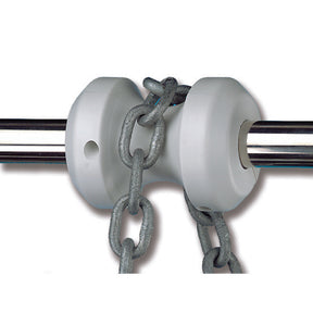Trem Carrucola svolgicatena svolgi-cima da battagliola 40 mm tubo mm 22-25 - AmerigoStore