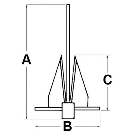 Trem Ancora type Danforth