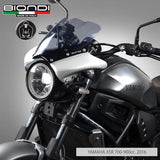 Biondi Metal Dark Cupolino Alluminio Anodizzato Grezzo con Attacco Standard