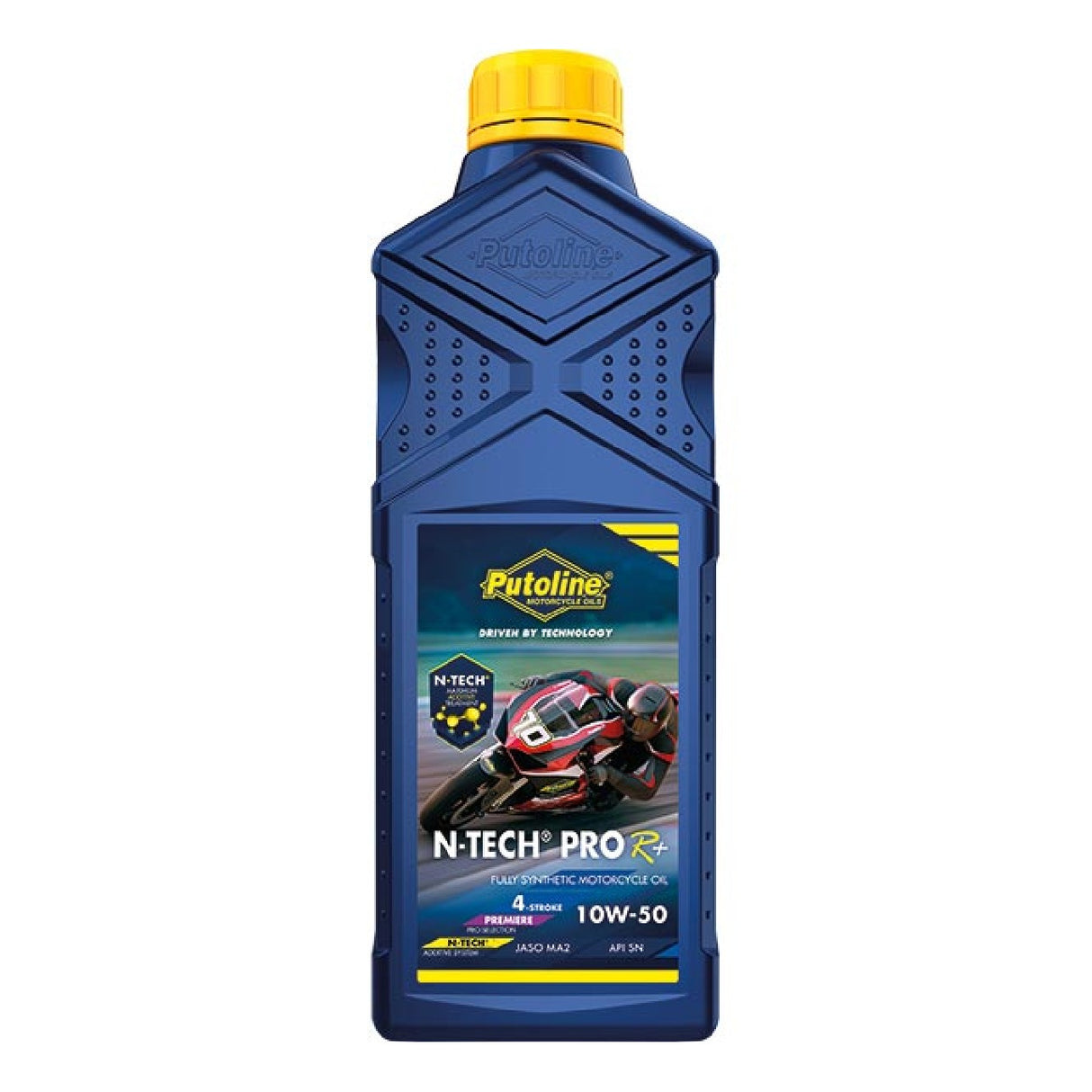 Putoline Olio 10W-50 Motore Moto N-TECH PRO R+ 1 Litro