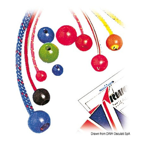 Osculati Stopperkugeln aus Nylon in verschiedenen Farben 6 mm 06.282.00BI