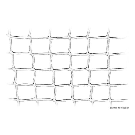 Osculati Blaues geknotetes Nylonnetz für Kanzelumrandung oder Objekthalterung 06.358.00