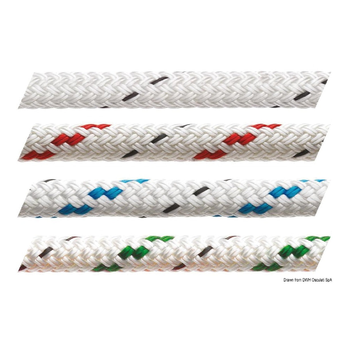 Marlow White Top Doppelgeflecht mit Marker