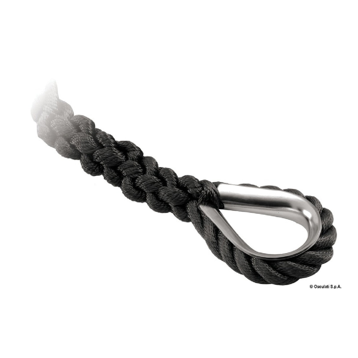 Osculati High Tenacity Black Mooring Line 06.443.01
