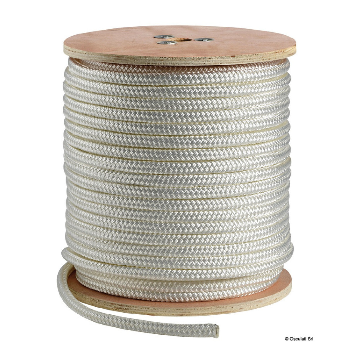Osculati Doble trenza 16/24 husos con diámetro 5-16 mm/18-24 mm poliéster blanco 06.467.05