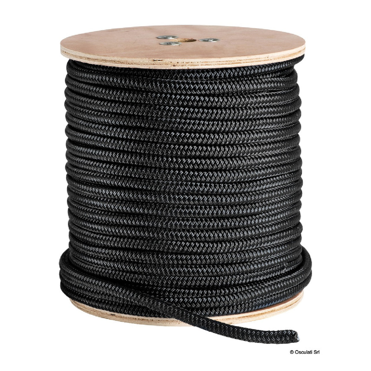 Osculati Doppia treccia 16/24 fusi da diametro 5-16 mm/18-24 mm poliestere Nera 06.469.05