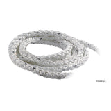 Osculati Square Line high tenacity polyester braid with 8 strands, long pitch, Black 06.478.12