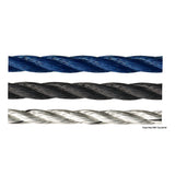Líneas de amarre de poliéster azul Marlow