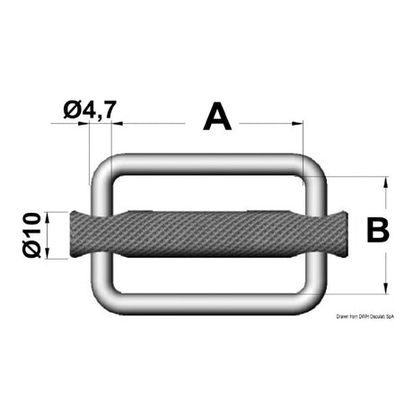 Osculati Fibbia inox 06.709.25