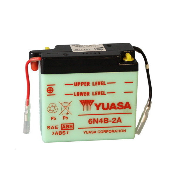 Batteria Moto YUASA 6N4B-2A 6V/4Ah senza acido a corredo