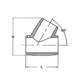 Trem T inclinato 60 microfuso
