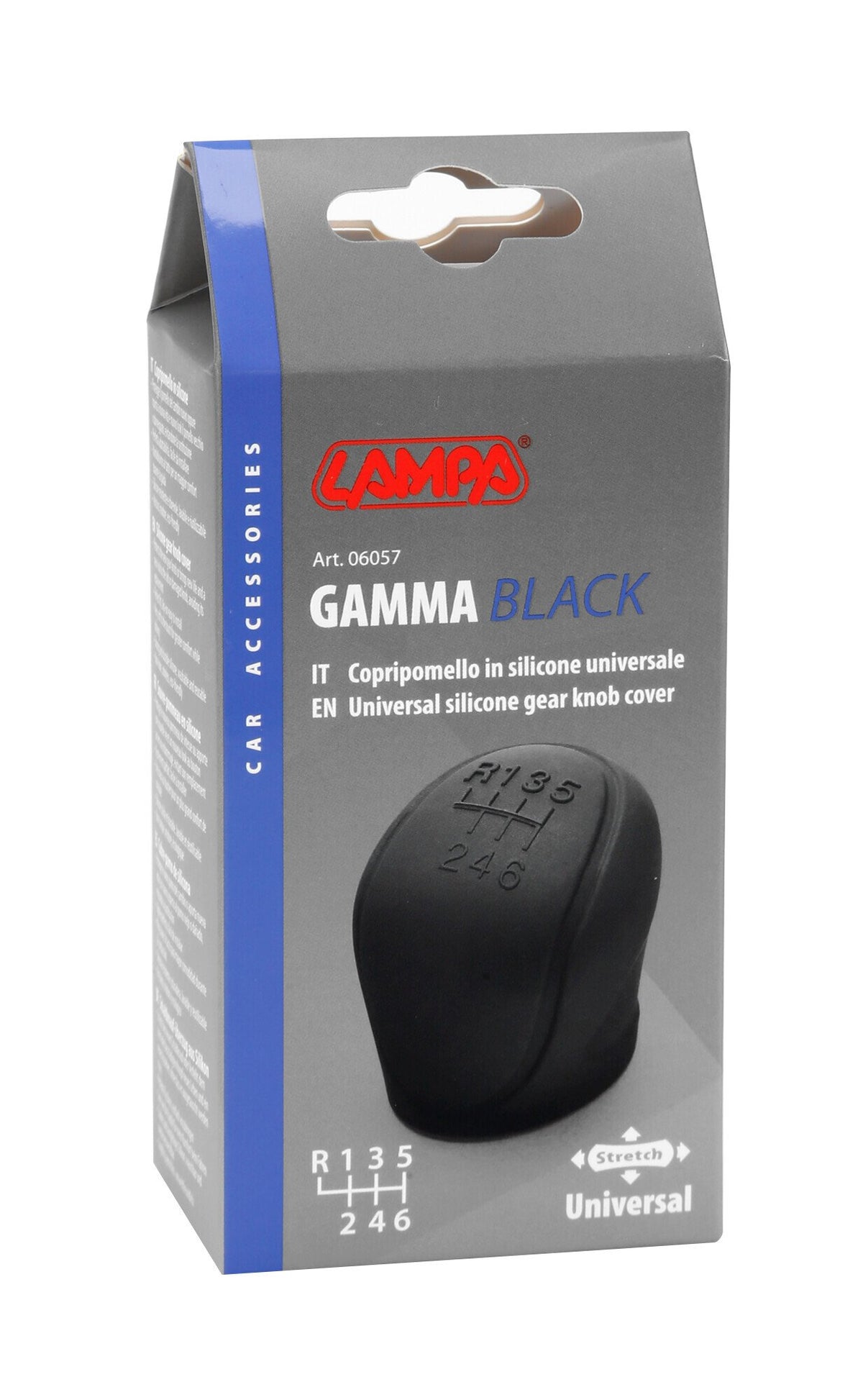 Lampa Gamma Black, copripomello in silicone 06057