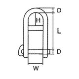 Trem Grillo con chiusura a scatto e barretta diametro 5 mm - 10 PC.