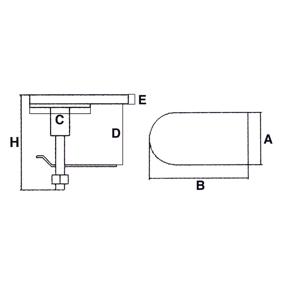 Trem Chiusura boccaporto 115x120 mm