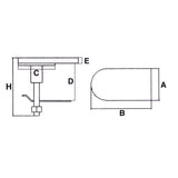 Trem Chiusura boccaporto 115x120 mm