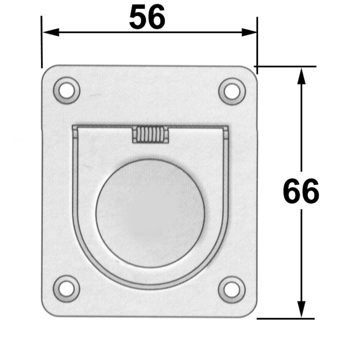 Trem Alzapagliolo Peso Kg 0,04 A mm 66 B mm 56