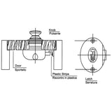 Trem Nylon latch model including knob model including knob