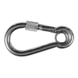 Trem Karabiner mit Öse und Schraubverschluss 50 mm - 10 Stück.