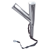 Trem Erhöhter, rohrförmiger Doppel-Gitarrenhalter mit Einsatz, Höhe 210 mm