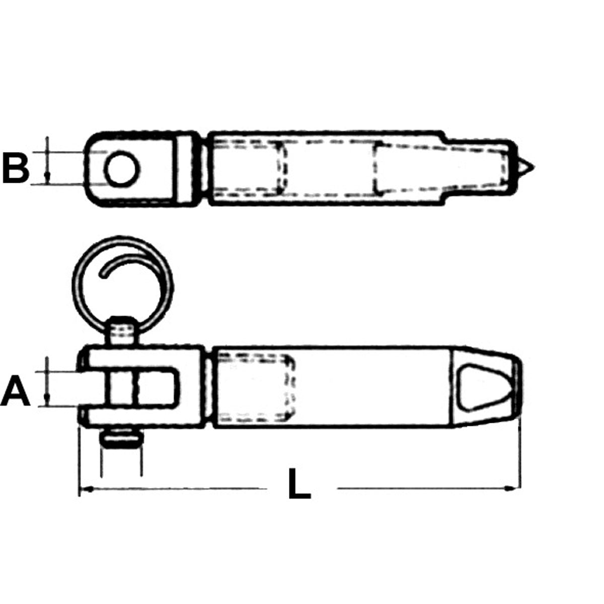 Trem Gabel-Stahlseilklemmen