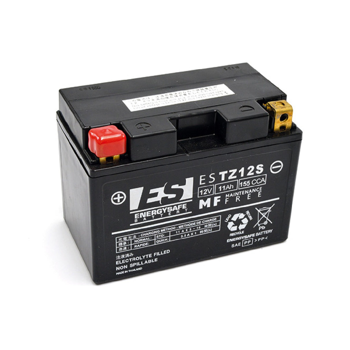 Energy Safe FTZ12S Sealed Precharged Motorcycle Battery BMW S RR 1000 CC 09