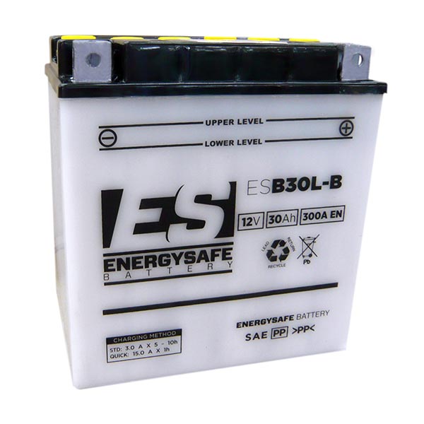 Batería de motocicleta Energysafe ESB30L-B 12V/30Ah sin ácido incluido