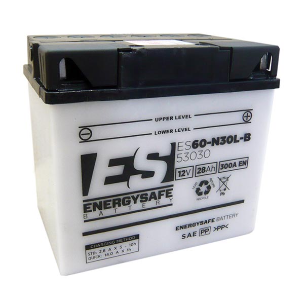 Batteria Moto Energysafe ES53030 12V/30Ah Bmw senza acido a corredo