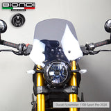 Biondi Cupolino Touring Fumè Chiaro Ducati Scrambler 400/800/1100 - MPN 8010409