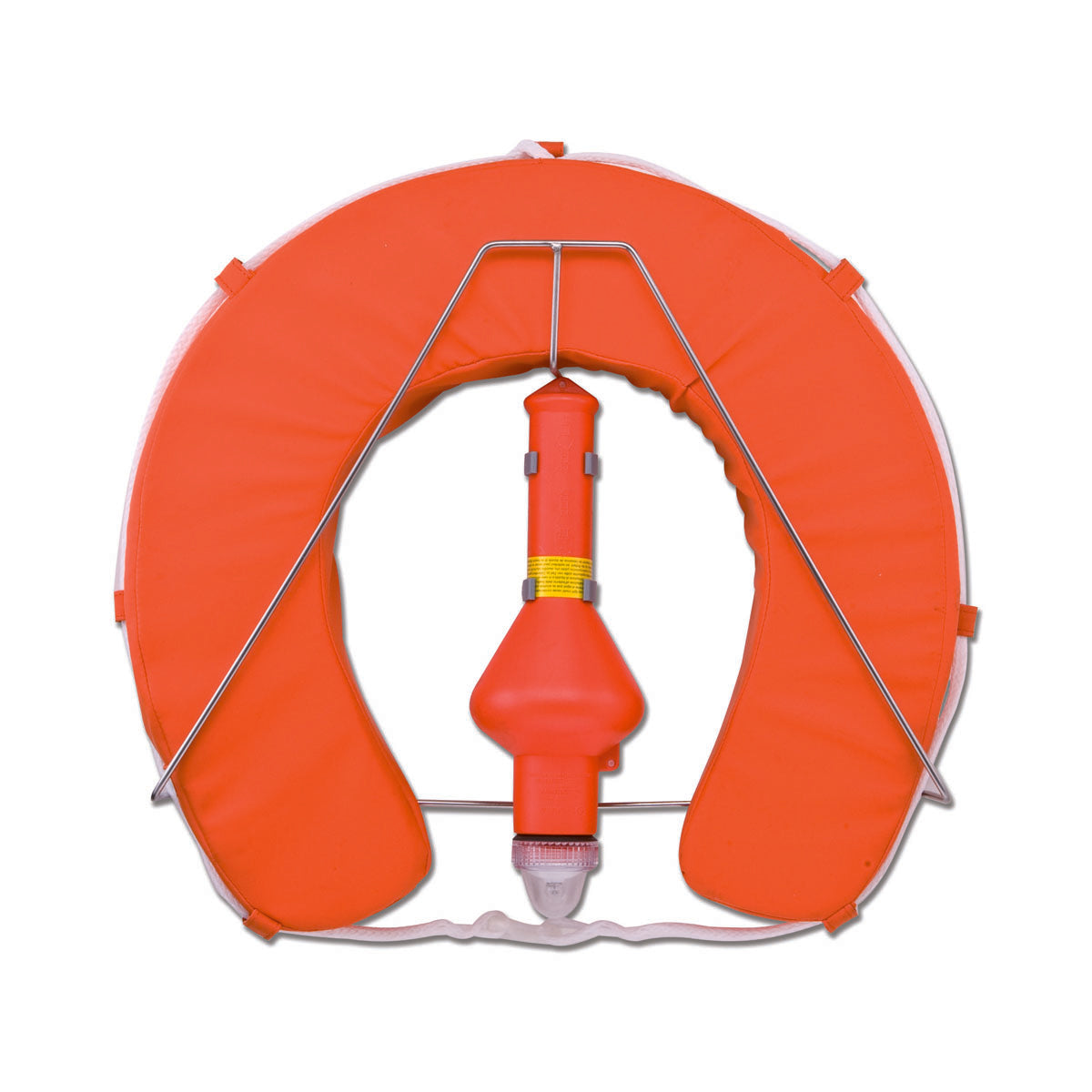 Soporte Trem para aro salvavidas tipo herradura y portaboyas mm 510 H mm 360