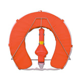 Soporte Trem para aro salvavidas tipo herradura y portaboyas mm 510 H mm 360