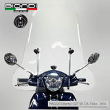 Biondi Parabrezza Z Trasparente + Attacchi Peugeot Kisbee M 125 2025