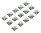 Pilot Decor-Studs, borchie cromate 15 pz - 10x10 mm
