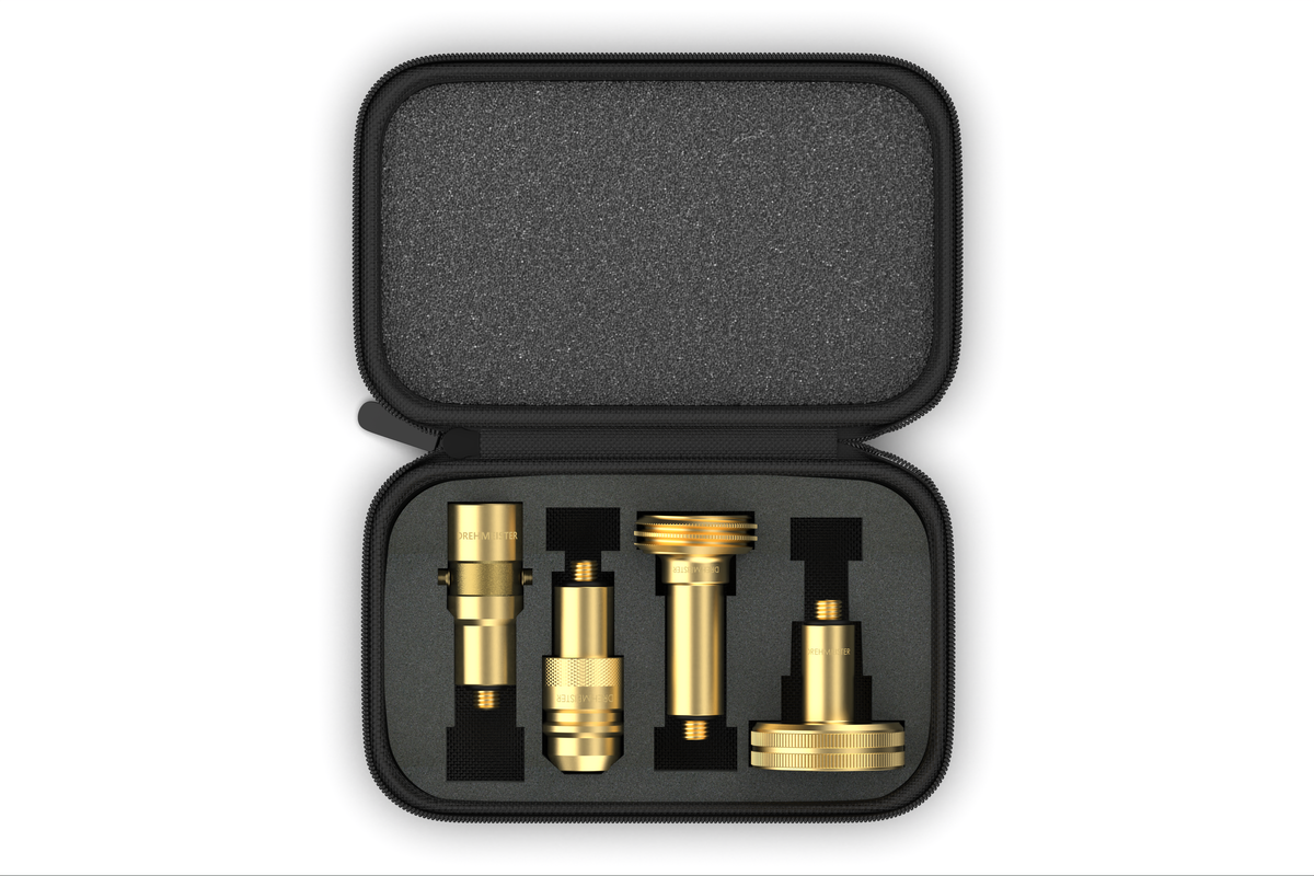 DREHMEISTER Set adattatore GPL con custodia (M10x1,5/lungo)