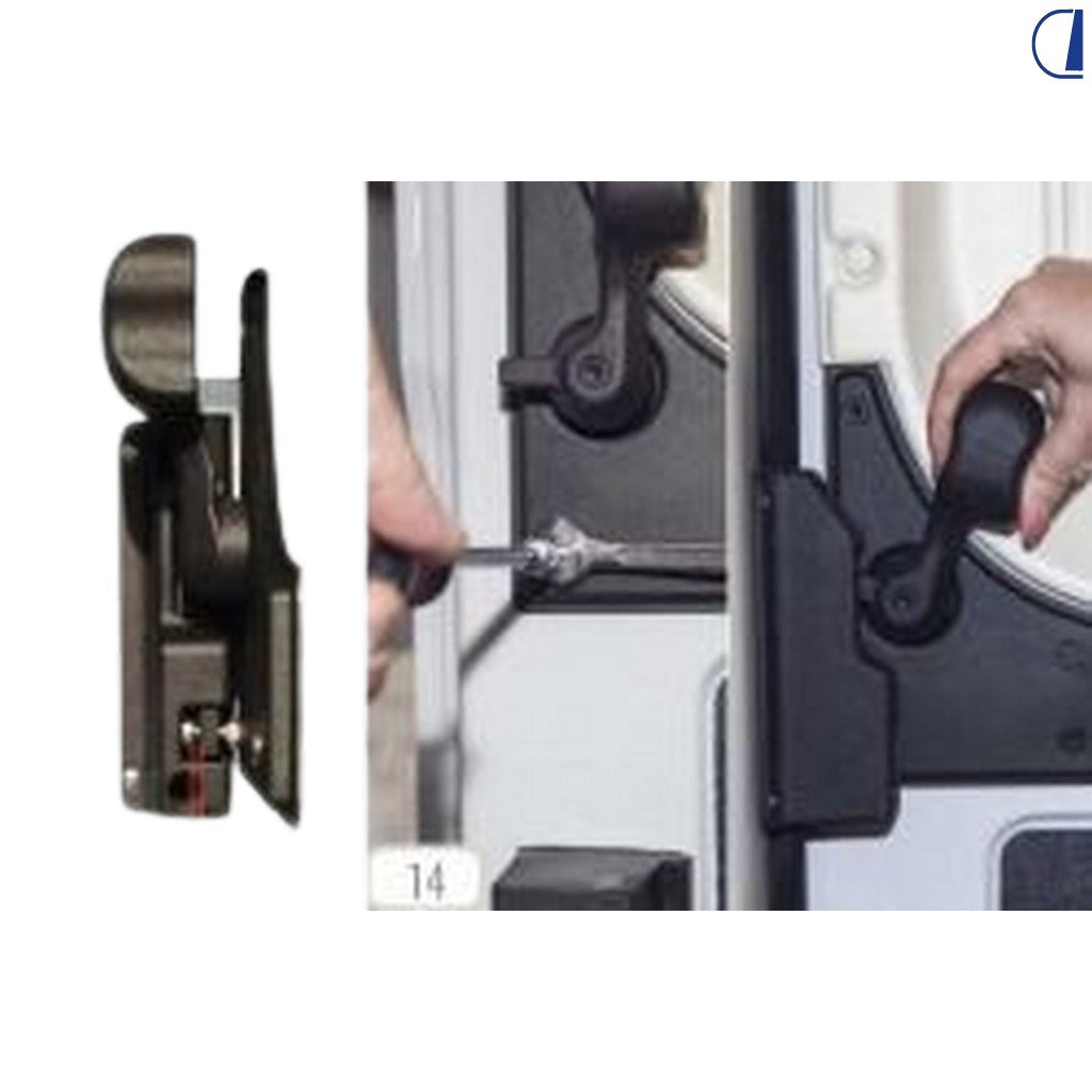 Di-Tec HEOSafe VAN serratura interna per portellone scorrevole Ducato Boxer Jumper