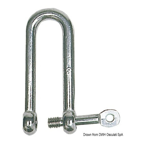 Osculati Grillo inox lungo con asse imperdibile 08.222.05