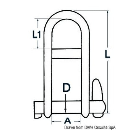 Osculati Grillo con chiusura a scatto con fermo 08.764.05
