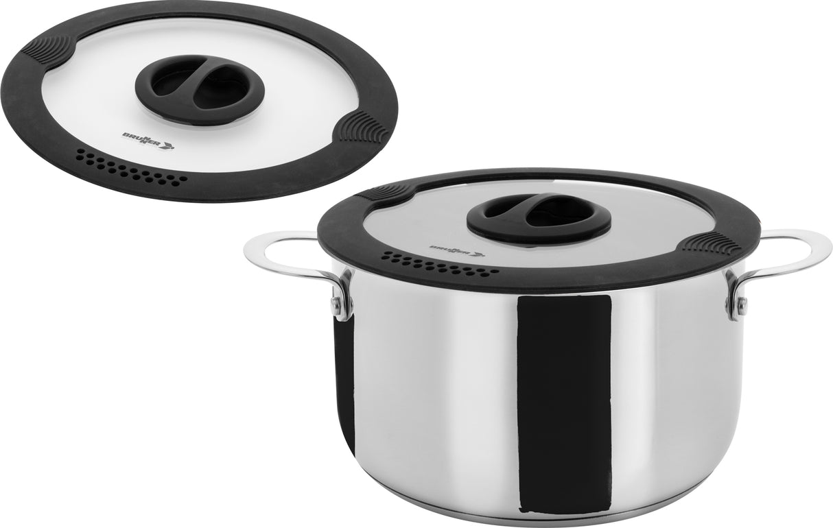 Juego de utensilios de cocina para camping al vacío Brunner Popote Academy 0804033N 7+1 diámetro 22