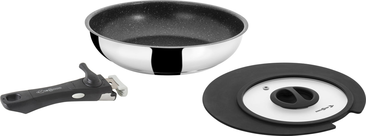 Brunner Set Pentole Campeggio Padella Academy Pan