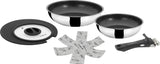 Brunner Set Pentole Campeggio Padelle Academy Double Pan 0804036N