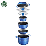 Brunner Popote Skipper 8+1 Juego de sartenes de camping