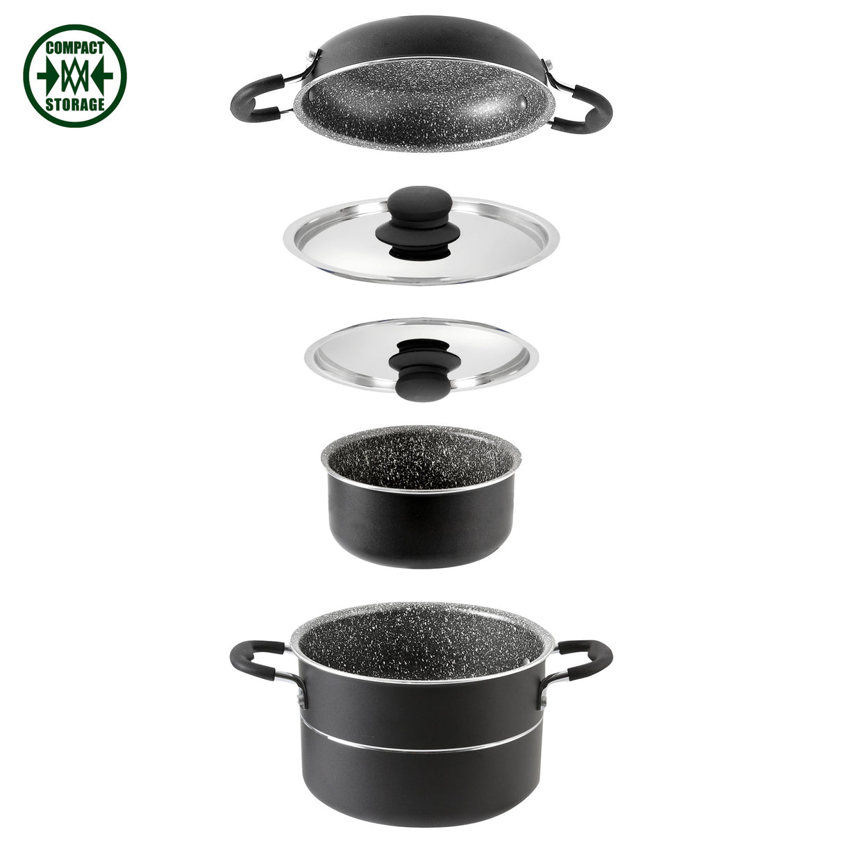 Brunner Popote Pirate 6+1 Juego de sartenes de camping