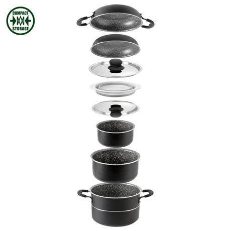 Brunner Popote Pirate 9+1 Campingpfannenset