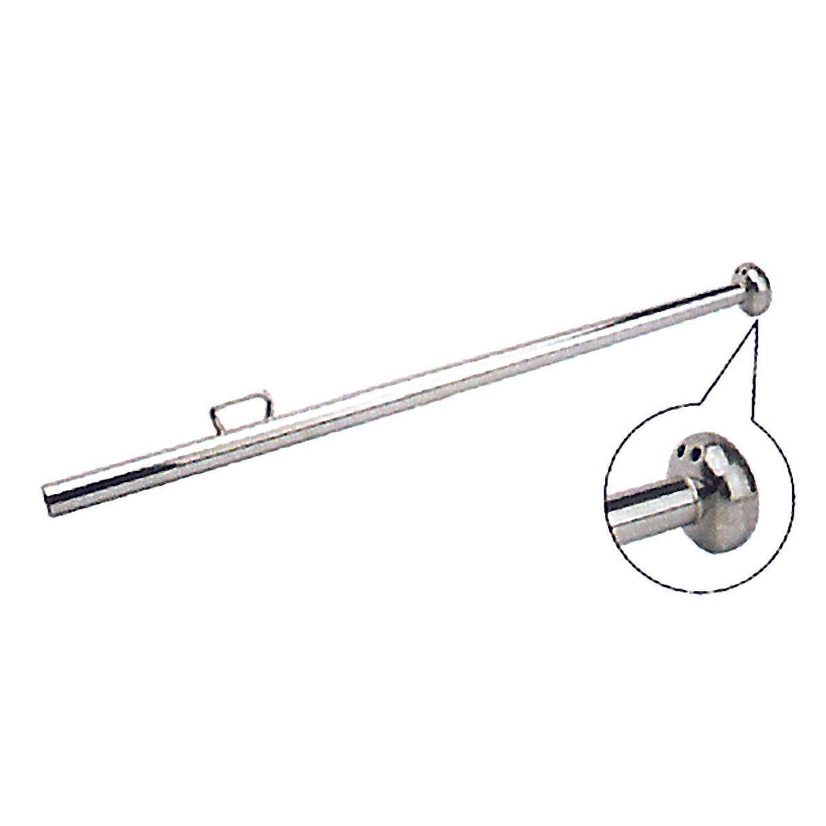 Trem AISI 316 flagpole diameter 25 mm diameter 25 mm 600