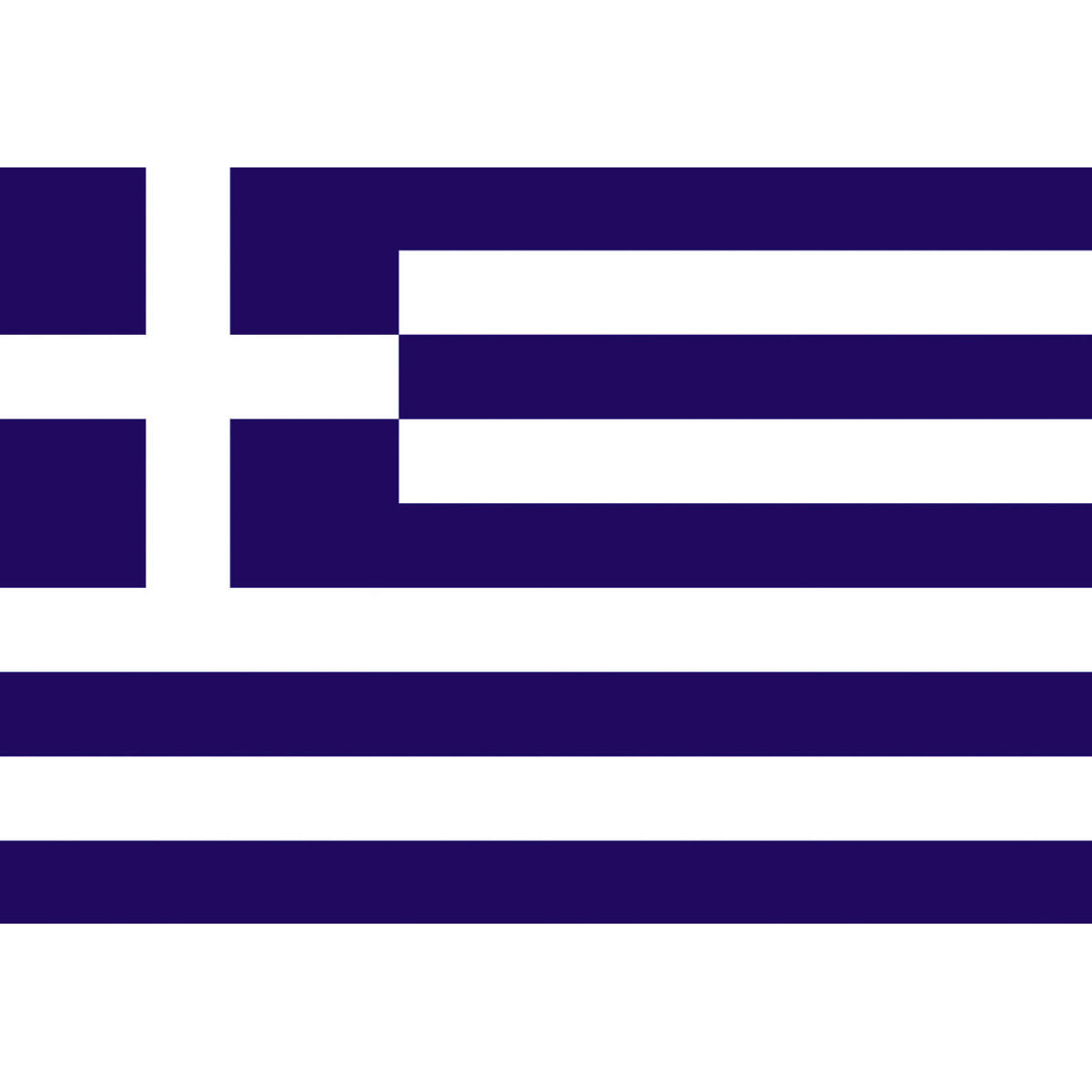 Bandera de poliéster Trem de Grecia