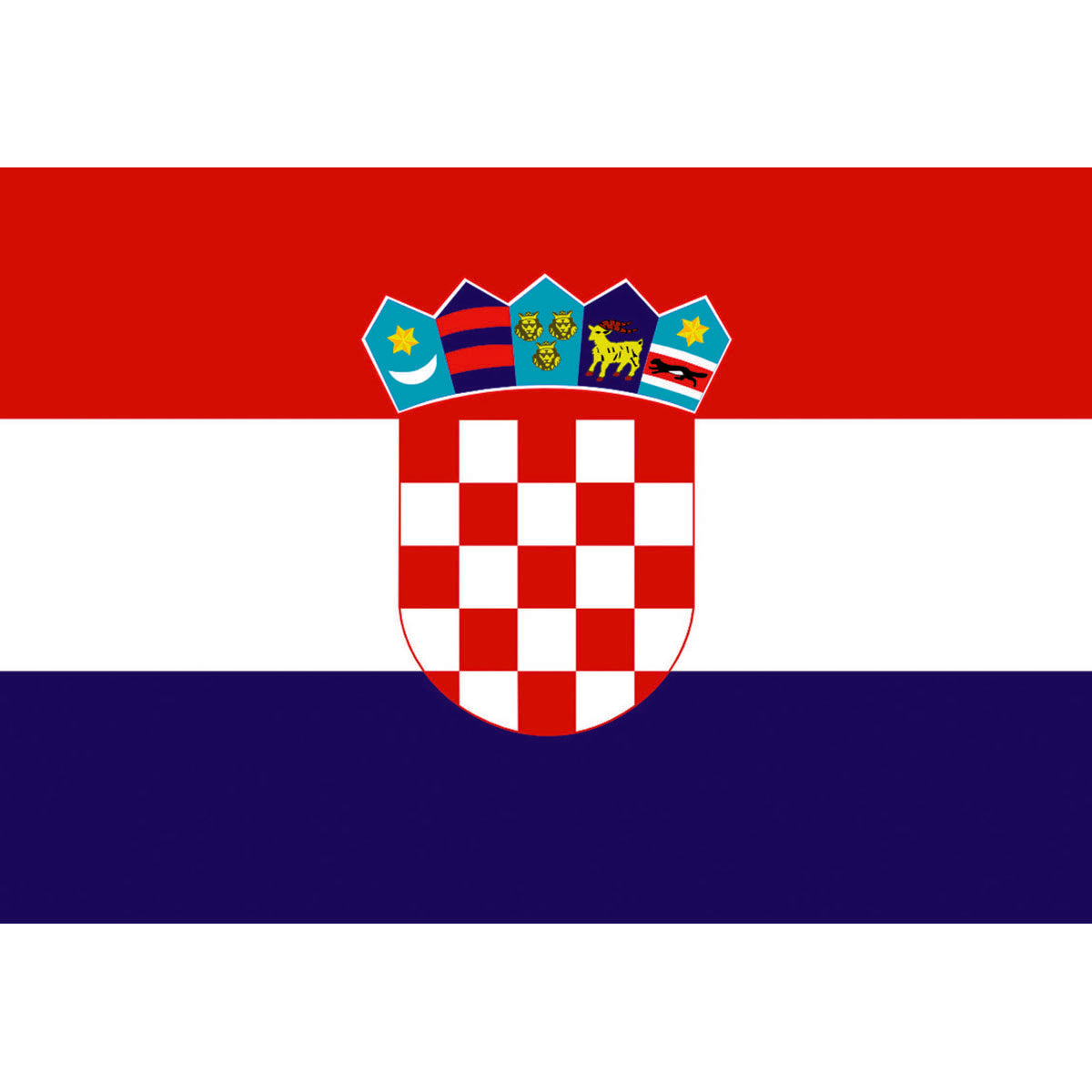 Trem Bandiera poliestere Croazia